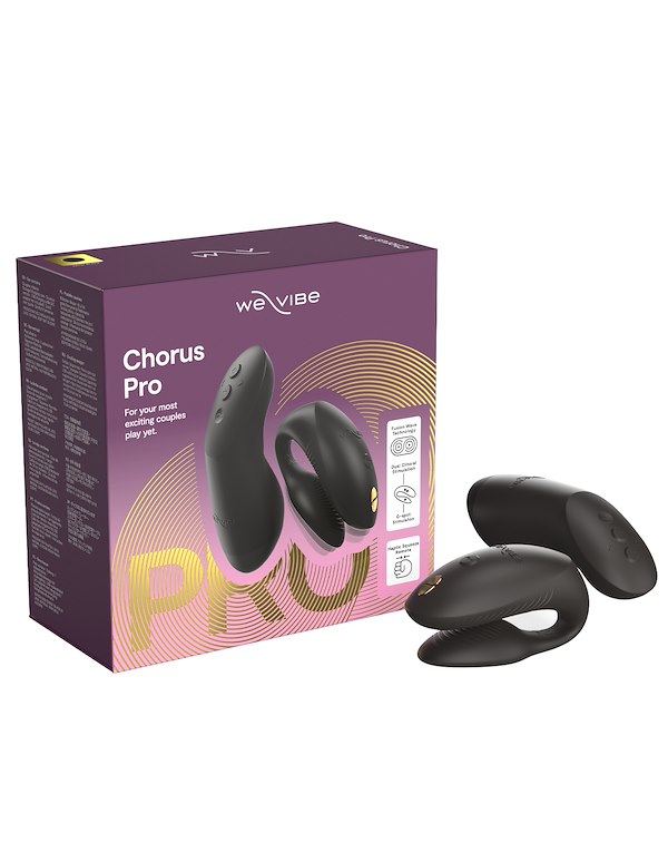 WE-VIBE CHORUS PRO COUPLES TOY IN BLACK ALT8 view Color: BK