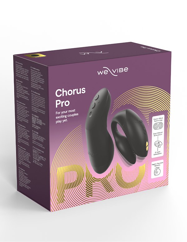 WE-VIBE CHORUS PRO COUPLES TOY IN BLACK ALT9 view Color: BK