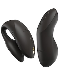 Alternate front view of WE-VIBE CHORUS PRO COUPLES TOY IN BLACK