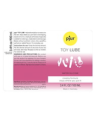 Alternate back view of PJUR TOY LUBE HYBRID LUBRICANT 100ML