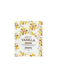 Front view of EXSENS HOT VANILLA WARMING MASSAGE OIL 3ML FOIL PACKET
