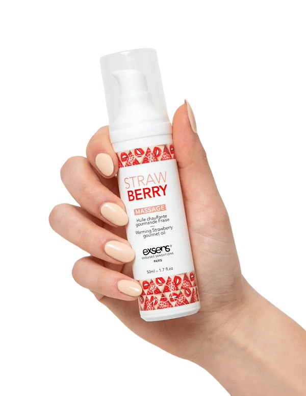 EXSENS STRAWBERRY WARMING MASSAGE OIL 50ML ALT3 view Color: NC