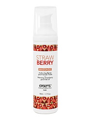 Alternate back view of EXSENS STRAWBERRY WARMING MASSAGE OIL 50ML