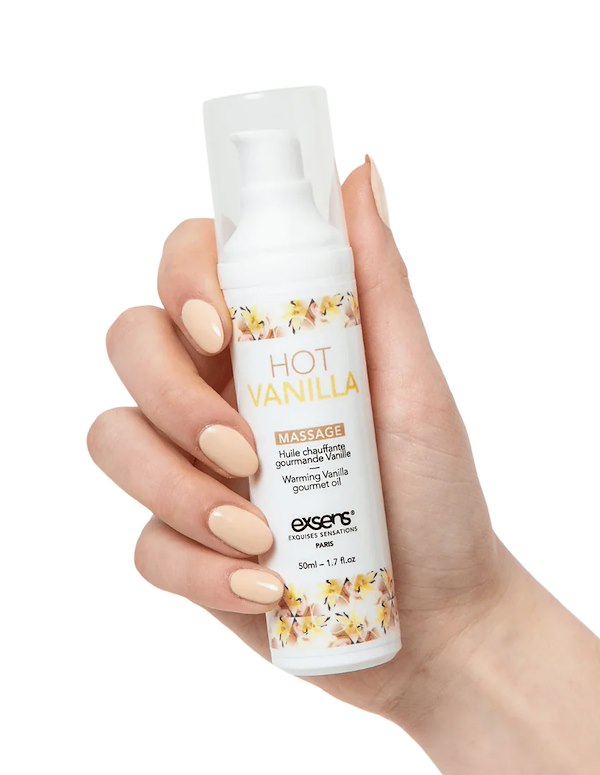 EXSENS HOT VANILLA WARMING MASSAGE OIL 50ML ALT3 view Color: NC