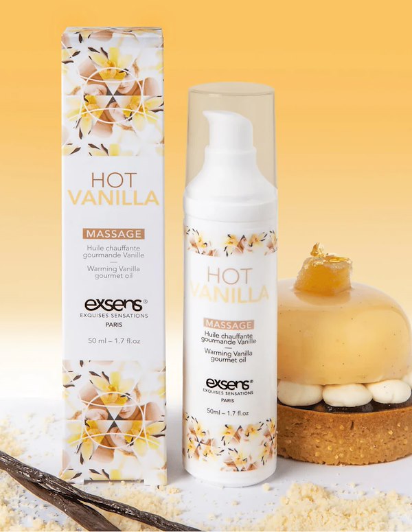 EXSENS HOT VANILLA WARMING MASSAGE OIL 50ML ALT4 view Color: NC