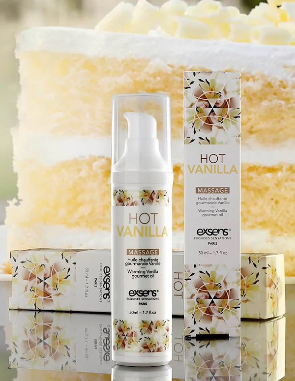 EXSENS HOT VANILLA WARMING MASSAGE OIL 50ML ALT5 view Color: NC