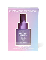 Front view of LOVE IN BLOOM - LILAC DREAM PERFUME OIL 20ML