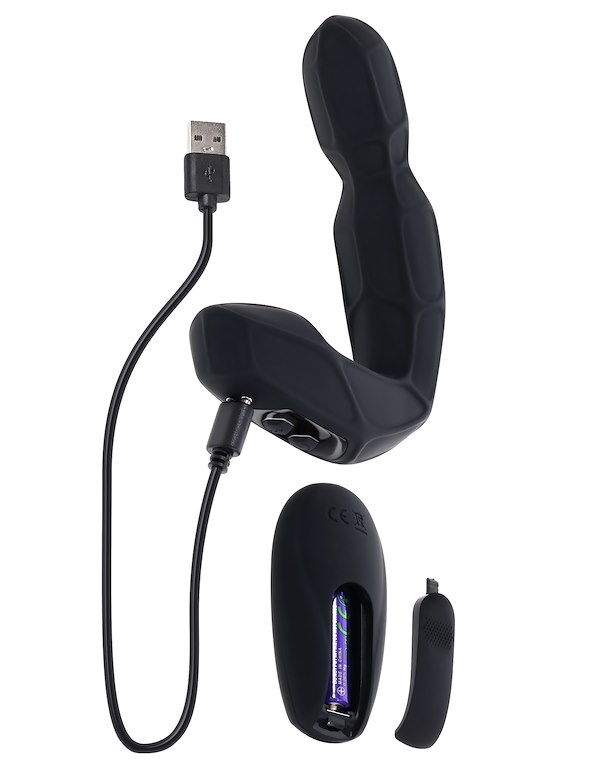 ZERO TOLERANCE MR. PROSTATE WITH REMOTE ALT5 view Color: BK