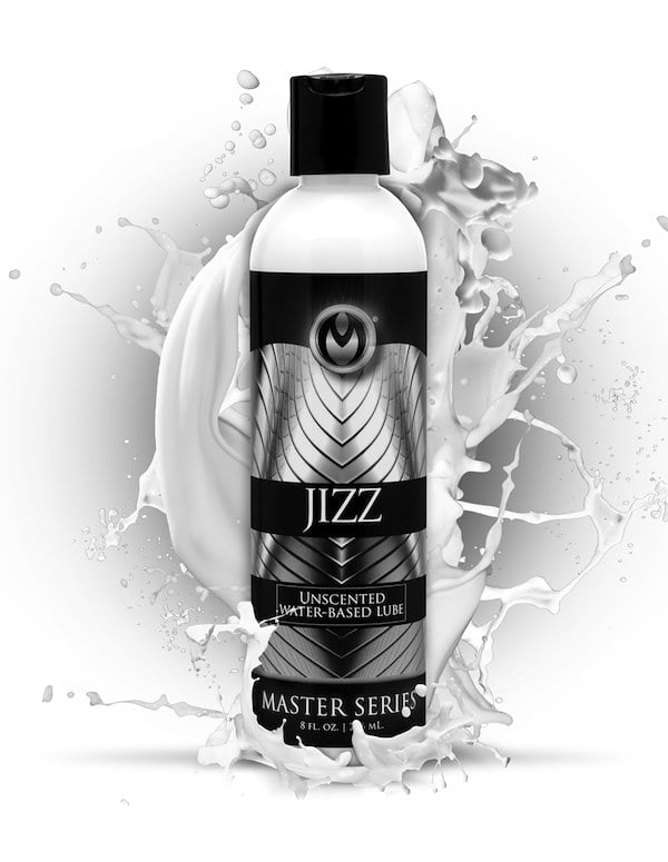 JIZZ UNSCENTED WATER BASED CUM LUBE 8OZ ALT1 view Color: NC
