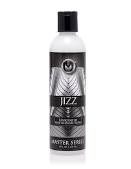 Front view of JIZZ UNSCENTED WATER BASED CUM LUBE 8OZ