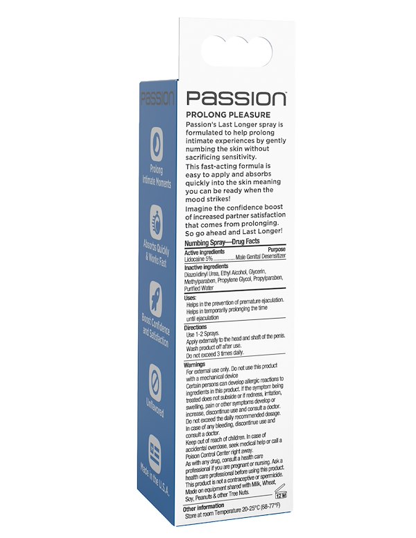 PASSION LAST LONGER PROLONG SPRAY ALT6 view Color: NC