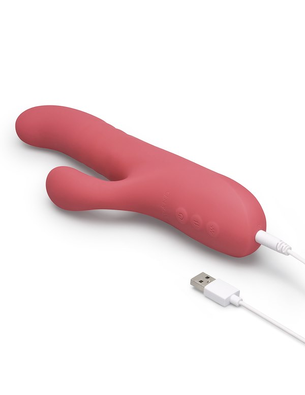 LE WAND THRUST - THRUSTING RABBIT VIBRATOR ALT4 view Color: RD