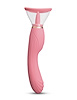 Additional PINK view of product LE WAND LICK - LICKING TONGUE DOUBLE ENDED VIBRATOR with color code PK