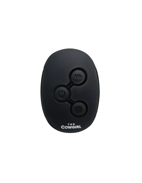THE COWGIRL RODEO RUMBLER - RIDEABLE VIBRATING & TAPPING  SEX MACHINE ALT3 view Color: BK