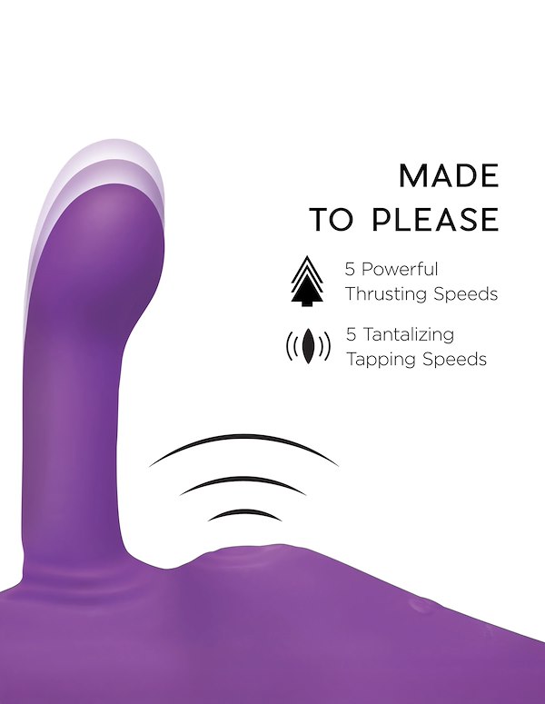 THE COWGIRL RODEO RIDER - RIDEABLE THRUSTING & TAPPING SEX MACHINE ALT3 view Color: PR