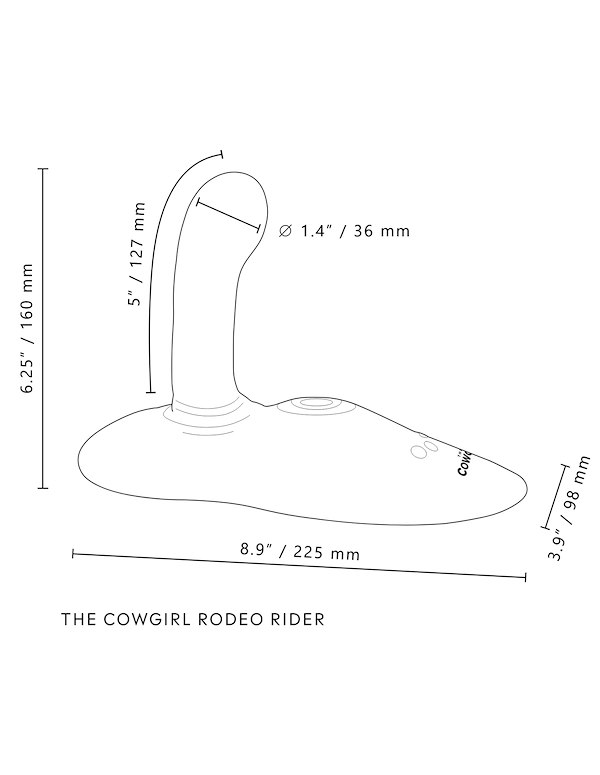 THE COWGIRL RODEO RIDER - RIDEABLE THRUSTING & TAPPING SEX MACHINE ALT7 view Color: PR