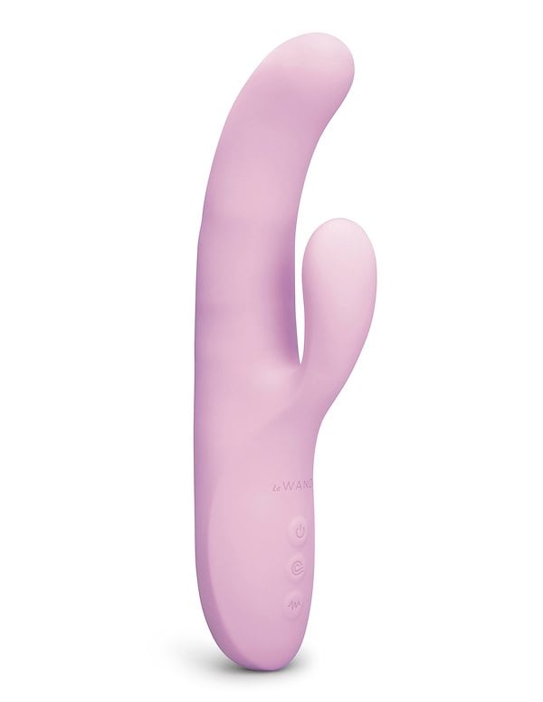 LE WAND HITHER - ROCKING RABBIT VIBRATOR ALT1 view Color: PK
