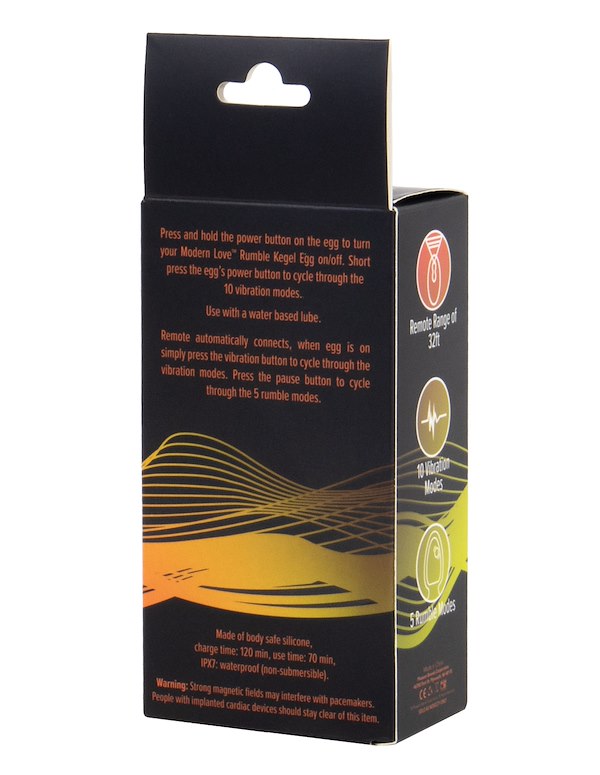 MODERN LOVE - RUMBLE KEGEL EGG W/ REMOTE ALT8 view Color: PR