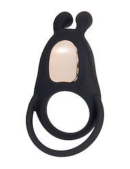 Alternate back view of STARRY NIGHTS - VIBRATING RABBIT COCK AND BALL RING W/ REMOTE