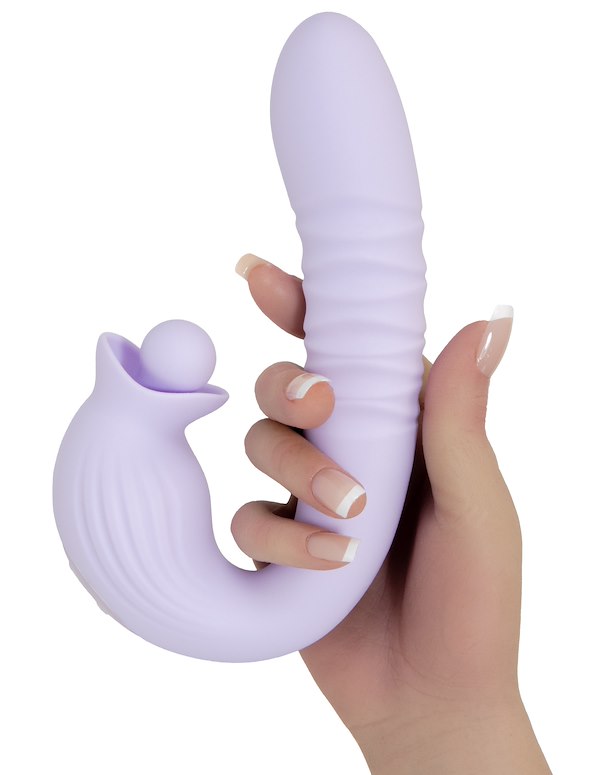 MODERN LOVE - DUAL STIM THRUSTING VIBE ALT6 view Color: PR