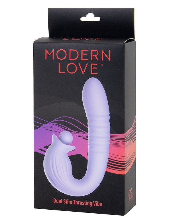 MODERN LOVE - DUAL STIM THRUSTING VIBE ALT7 view Color: PR