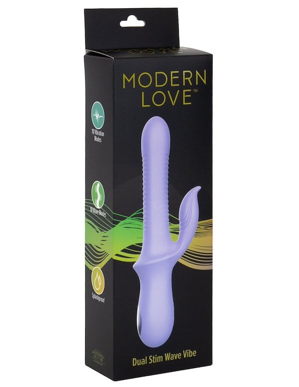 MODERN LOVE - DUAL STIM WAVE VIBE ALT6 view Color: PR