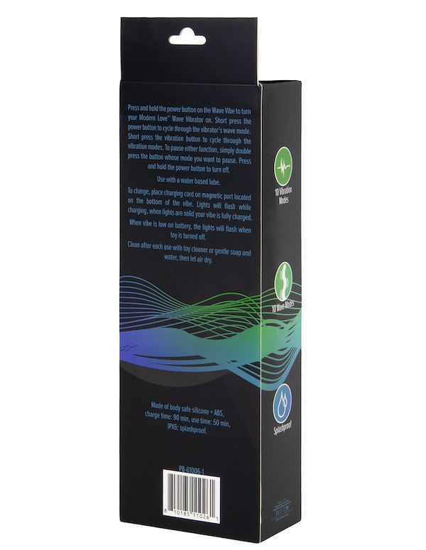 MODERN LOVE - WAVE VIBRATOR ALT6 view Color: PR