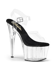 Front view of ADORE PREMIUM 7 PLATFORM WITH ANKLE STRAP