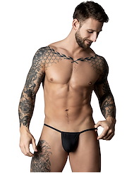 Front view of THE ULTIMATE DUO POUCH G-STRING AND COCK RING