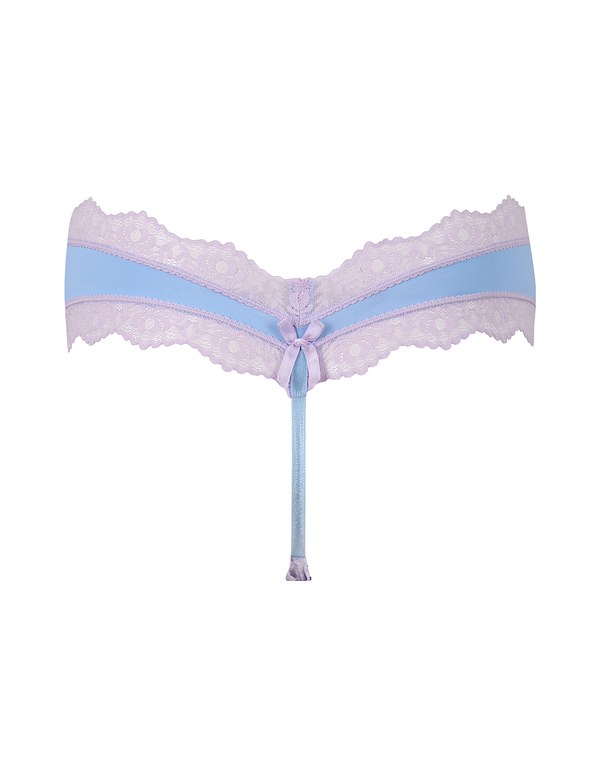 VERA LACE TRIM G-STRING ALT4 view Color: BBL