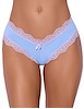 Additional BLUE/LAVENDER view of product VERA LACE TRIM G-STRING with color code BBL