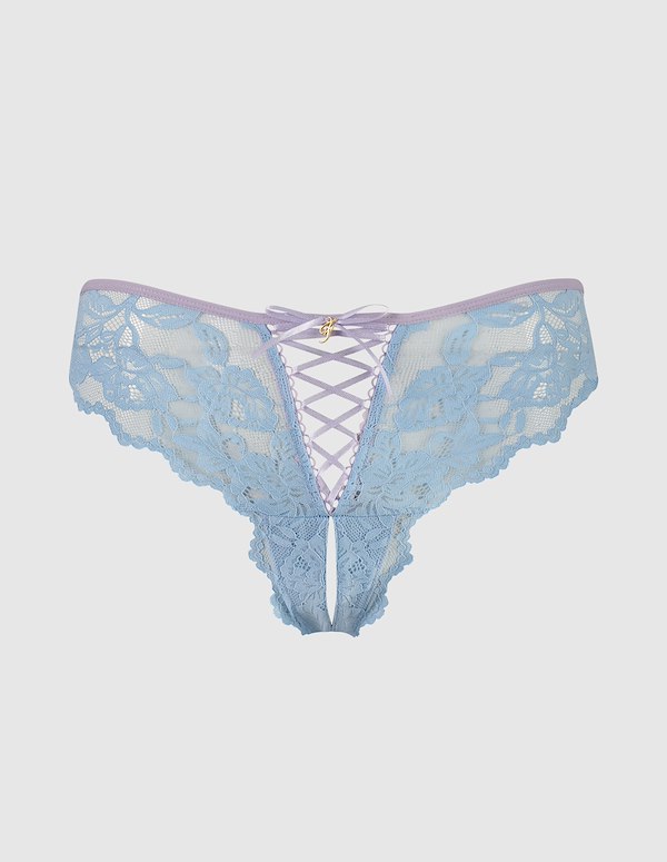 BELLA LACE UP PANTY - PLUS ALT3 view Color: BLL
