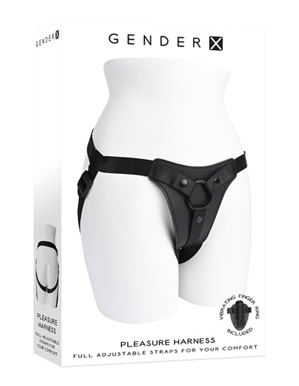 GENDER X PLEASURE HARNESS ALT8 view Color: BK