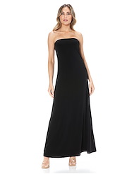 Front view of TUBE MAXI DRESS
