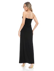 Alternate back view of TUBE MAXI DRESS