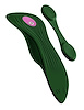 Additional GREEN view of product FEMME FUNN UNDA PANTY VIBE with color code GR
