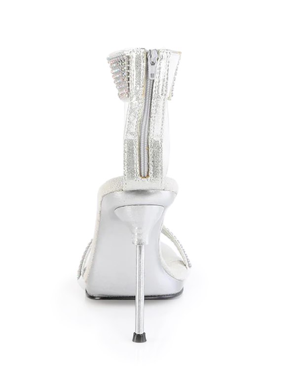 CHIC RHINESTONE 4.5 INCH STILETTO SANDAL ALT3 view Color: SL