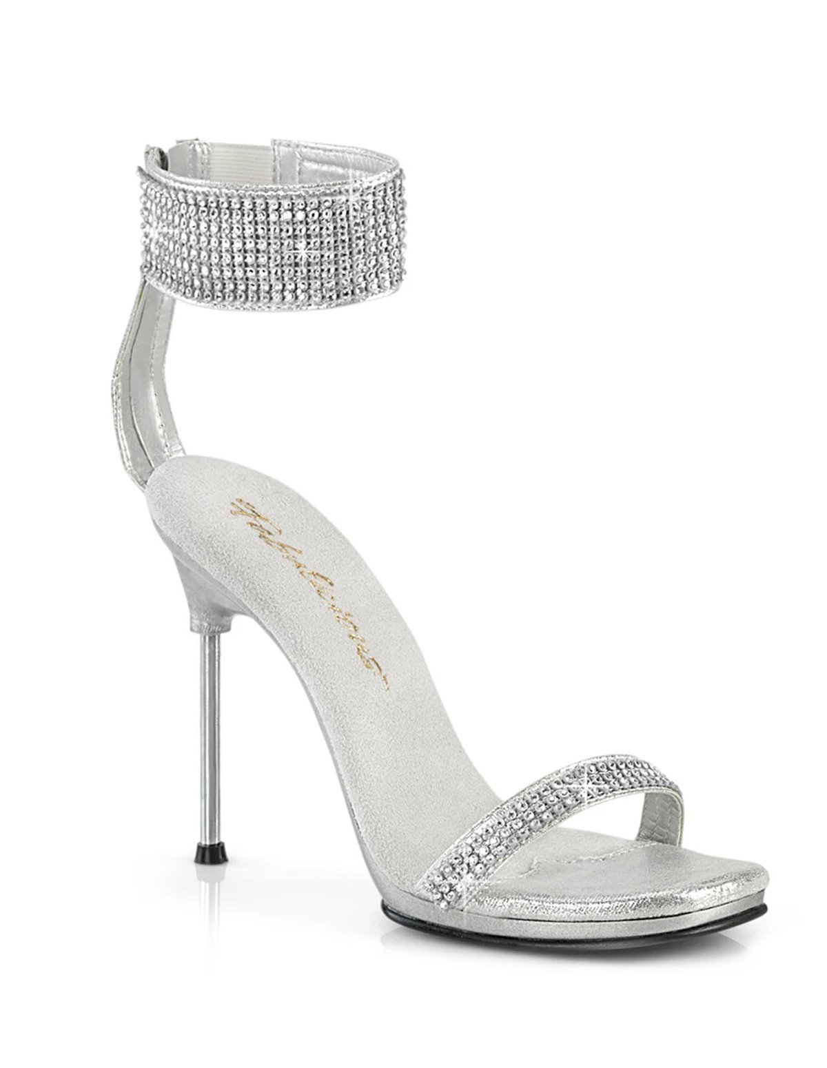 alternate image for CHIC RHINESTONE 4.5 INCH STILETTO SANDAL