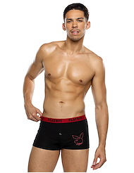 Front view of PLAYBOY TUXEDO MODAL BOXER BRIEF