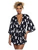 Additional BLACK view of product CHILL BUNNY ROBE with color code BK