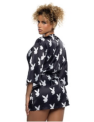 Alternate back view of CHILL BUNNY ROBE