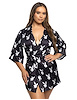 Additional BLACK view of product CHILL BUNNY ROBE - PLUS with color code BK