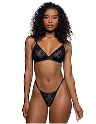 Front view of BURNOUT BUNNY 2PC SET