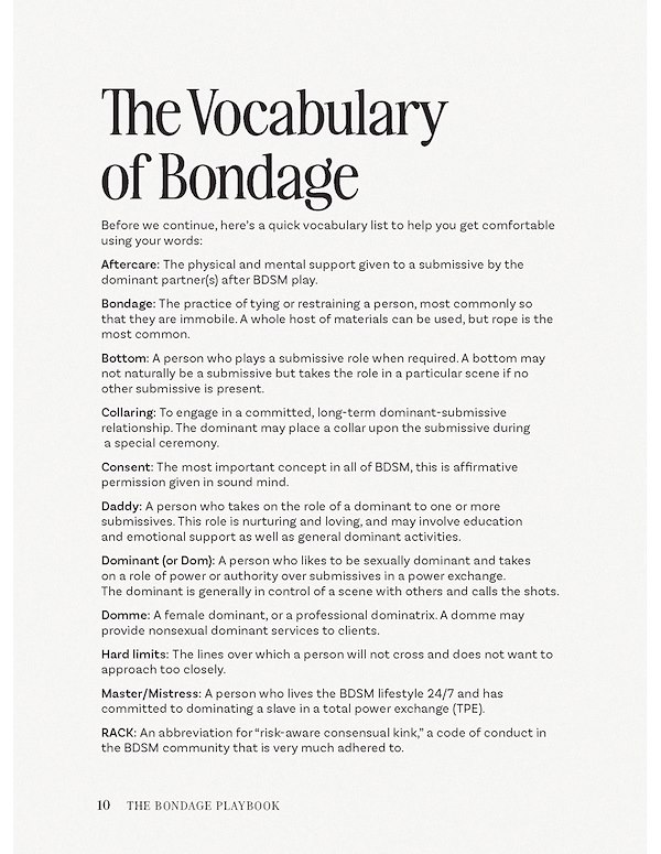 THE BONDAGE PLAYBOOK: 31 MUST- KNOW KNOTS AND TIES FOR BONDAGE BEGINNERS ALT5 view Color: NC