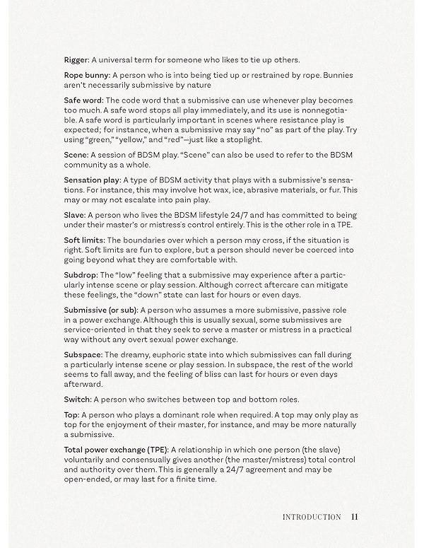 THE BONDAGE PLAYBOOK: 31 MUST- KNOW KNOTS AND TIES FOR BONDAGE BEGINNERS ALT6 view Color: NC