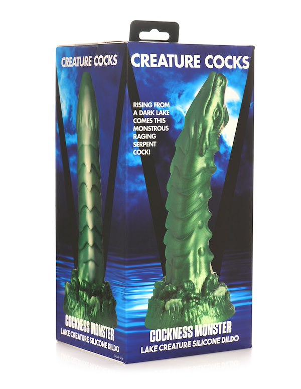 CREATURE COCKS COCKNESS MONSTER SILICONE DILDO ALT4 view Color: GR