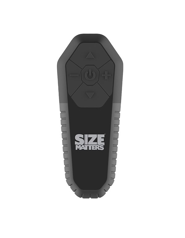 SIZE MATTERS - REALISTIC VIBRATING SILICONE PENIS SHEATH ALT3 view Color: BK