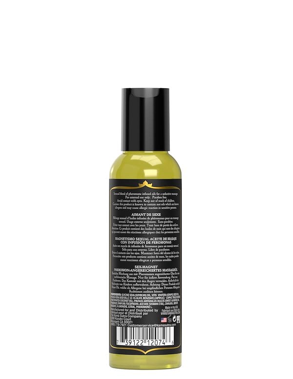 SEX MAGNET - LEATHER PHEROMONE INFUSED MASSAGE OIL ALT1 view Color: NC