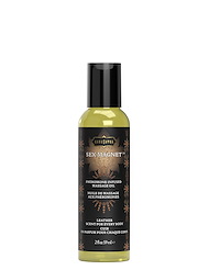 Front view of SEX MAGNET - LEATHER PHEROMONE INFUSED MASSAGE OIL