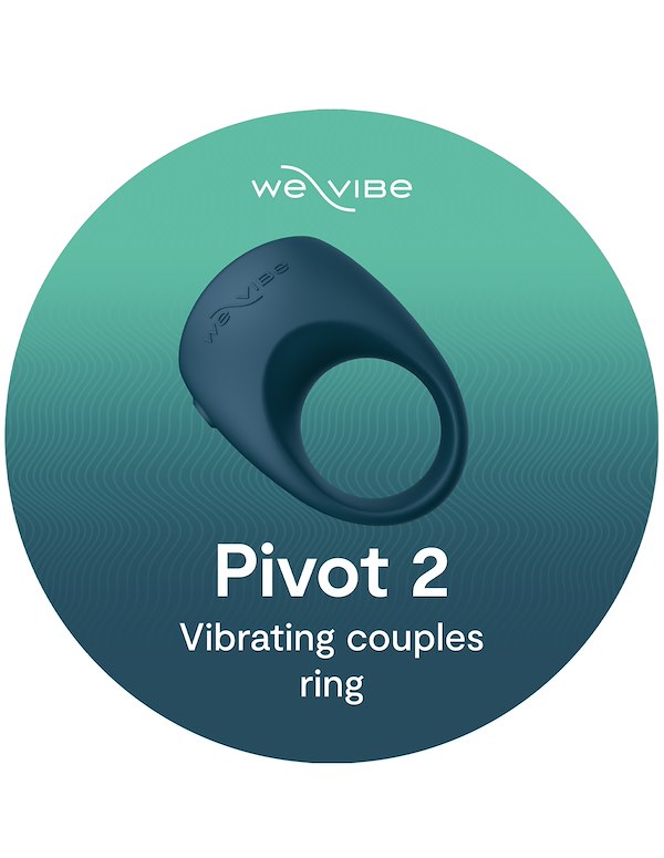 WE-VIBE PIVOT 2 RECHARGEABLE C-RING FOR COUPLES ALT3 view Color: BL